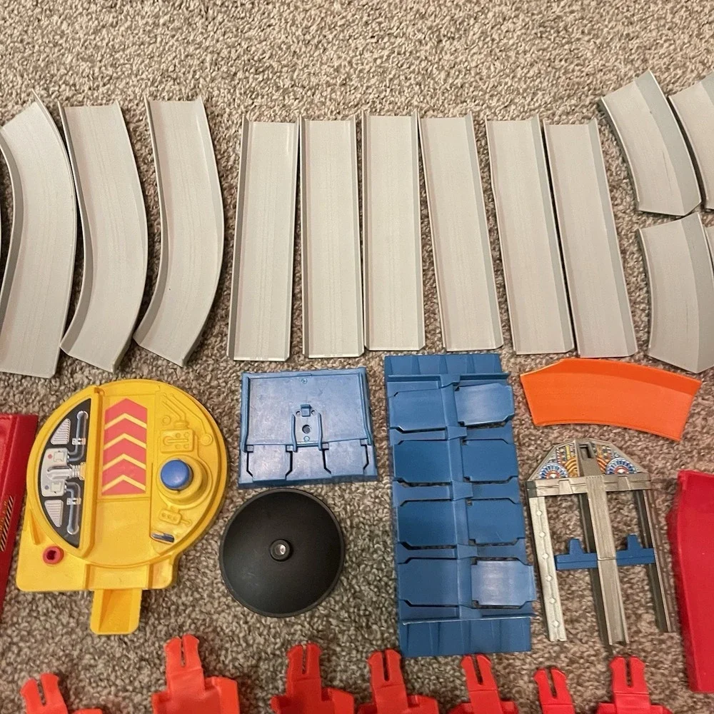 Hot Wheels Flame Track Lot Vintage 80s 90s  Connectors Shooters Track‎ Lot